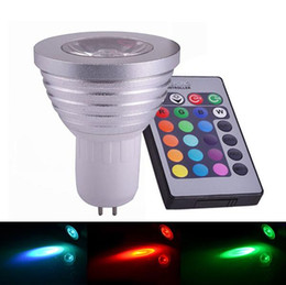 Focos LED RGB 1*3 Mr16 o GU5.3