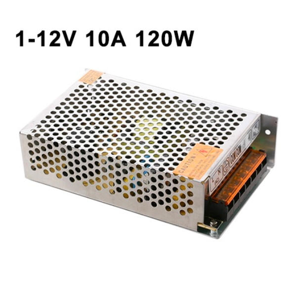 Eliminador metal 12V/10A/120W