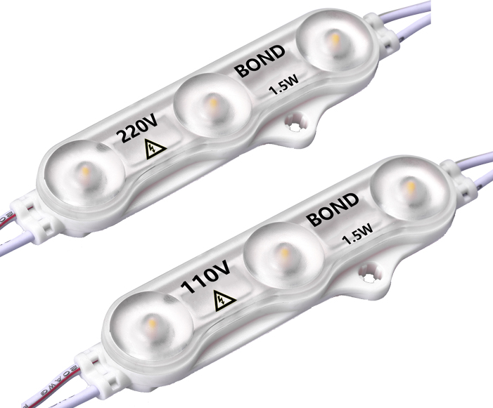 Módulo LED 110V, 3x12835, IP67, 1.5W