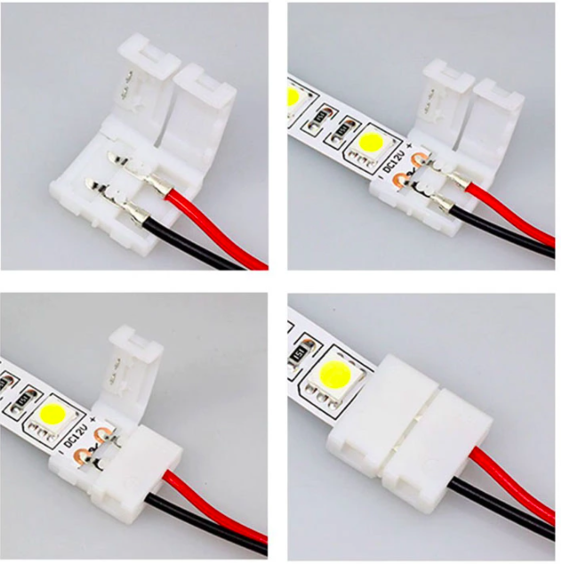 Conector tira led 220v monocolor 2PIN LDVlighting