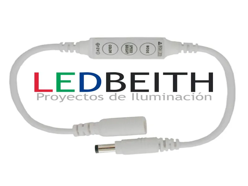 [LBDM7771003] Controlador Dimmer Mini y Manual de 3 botones monocolor con Plug In