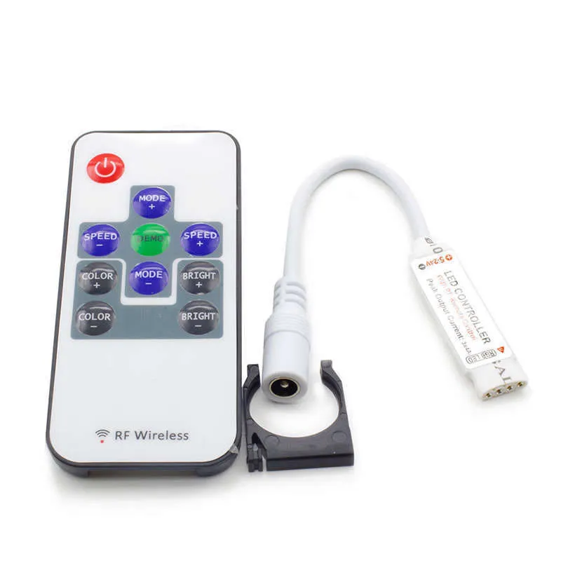 Controlador RF Mini tira led RGB + mando