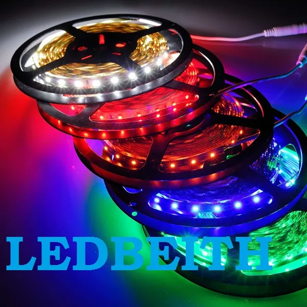 Tira LED SMD3528, 12V - 5M - IP 33 Rojo