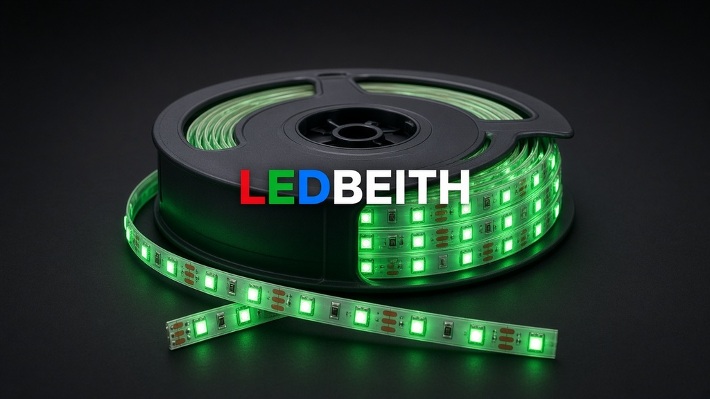 Tira LED SMD5050, DC12V, 5m (60 Led/m) - IP65, Verde