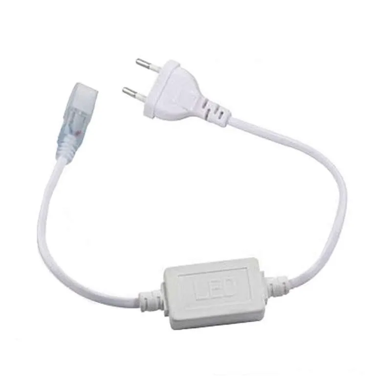 [LB105050110V] Alimentador conector para tira led 110V SMD5050 - Manguera 5050