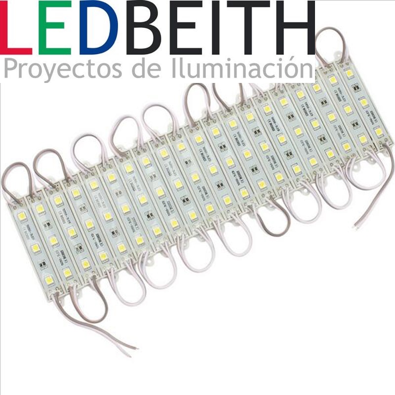 Módulos 3 led SMD5050 Blanco cálido