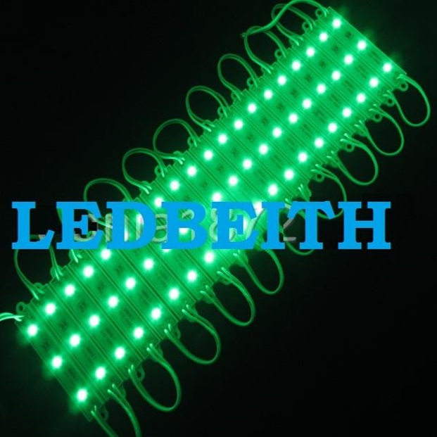 Módulos, 3x1SMD5050, IP65, Verde