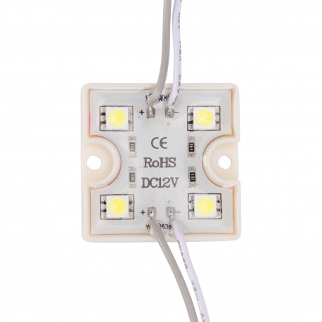 Módulos de 4 Led SMD5050 1,44W, Blanco Frío