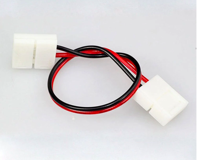 Cable de conexión directa de 2 Clips, para tira monocolor (2 Pin) 8 mm