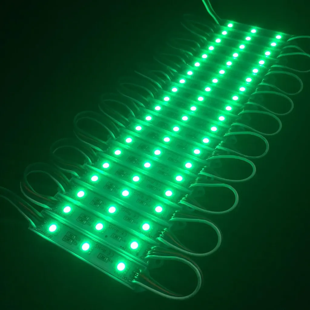 [LB3x15050G016] Módulos, 3x1SMD5050, IP65, Verde