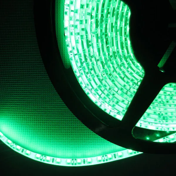 [LB120G0058] Tira de 600 LED SMD 3528, IP33, 5M, Verde