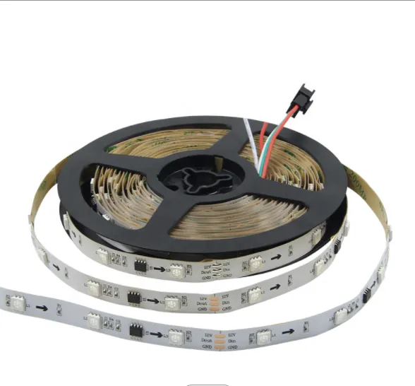 [LB2812BRGBX] Tira LED IC Digital 2812B, RGBX, DC12/24V, 5m, (30 Led/m)