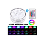 Luces LED RGB sumergibles - Control Remoto a Prueba de Agua Que Cambia de Color Luz a Prueba de Agua con 10LED